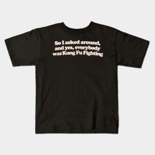 Kung Fu Fighting Kids T-Shirt